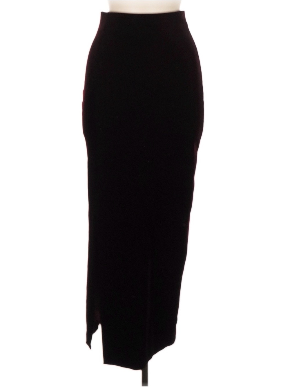 Cache Velvet Black Maxi Pencil Skirt